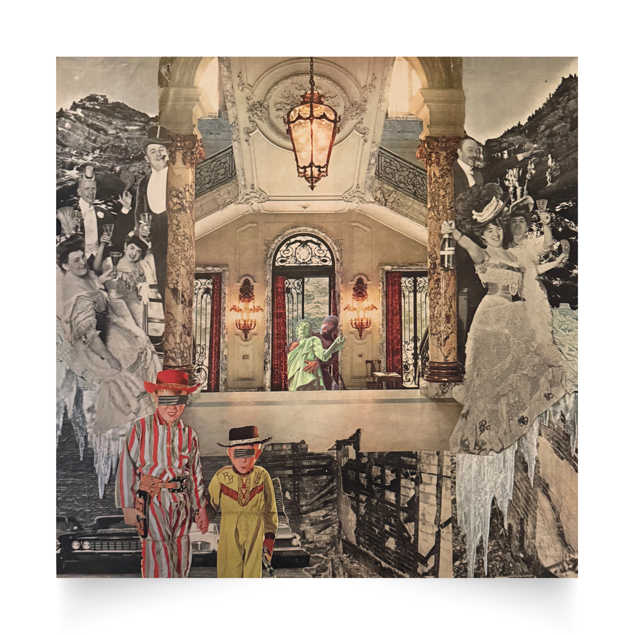 great again ; collage art print