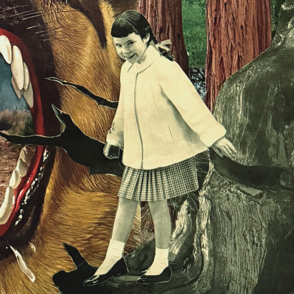 girlhood ; collage art print