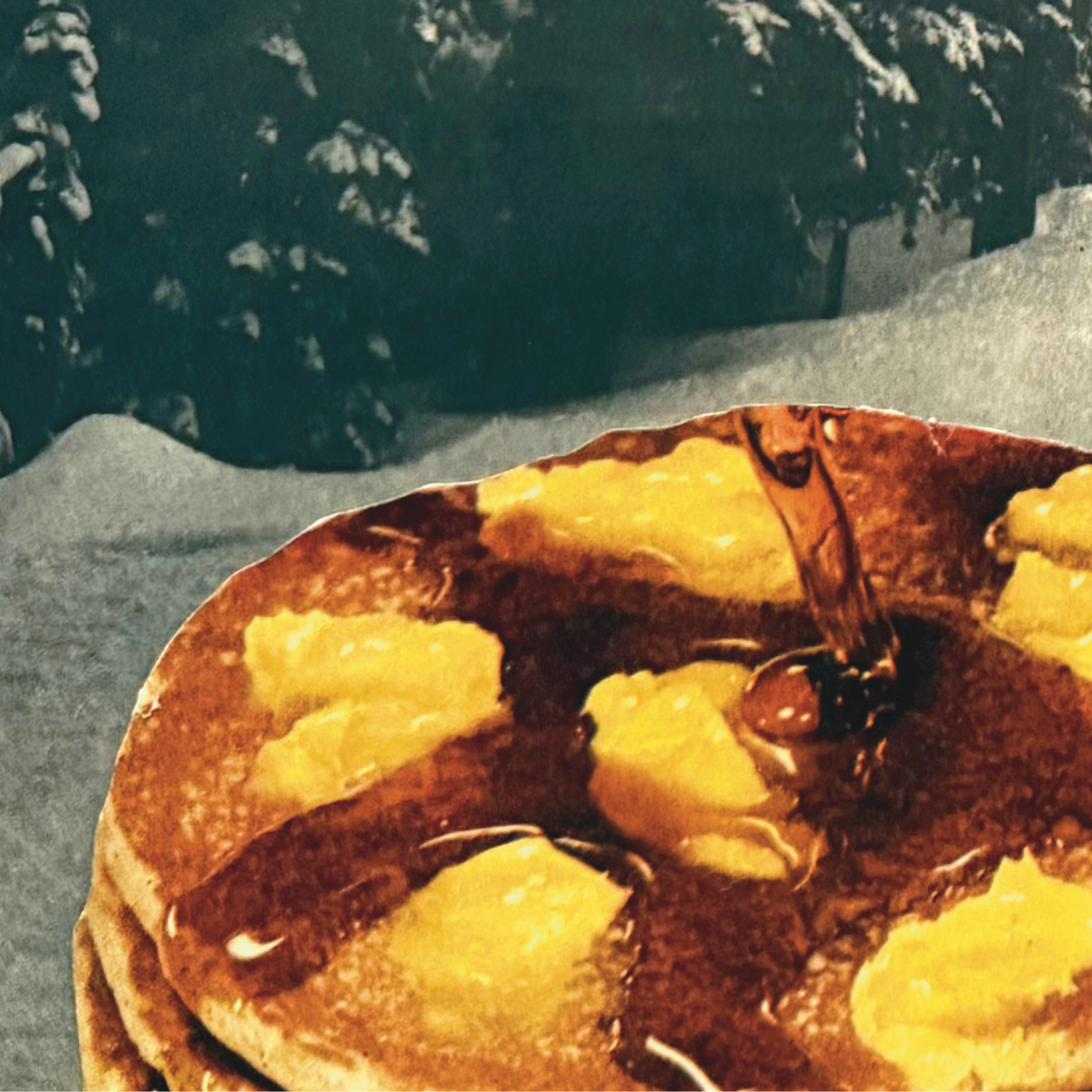 syrup slopes ; collage art print