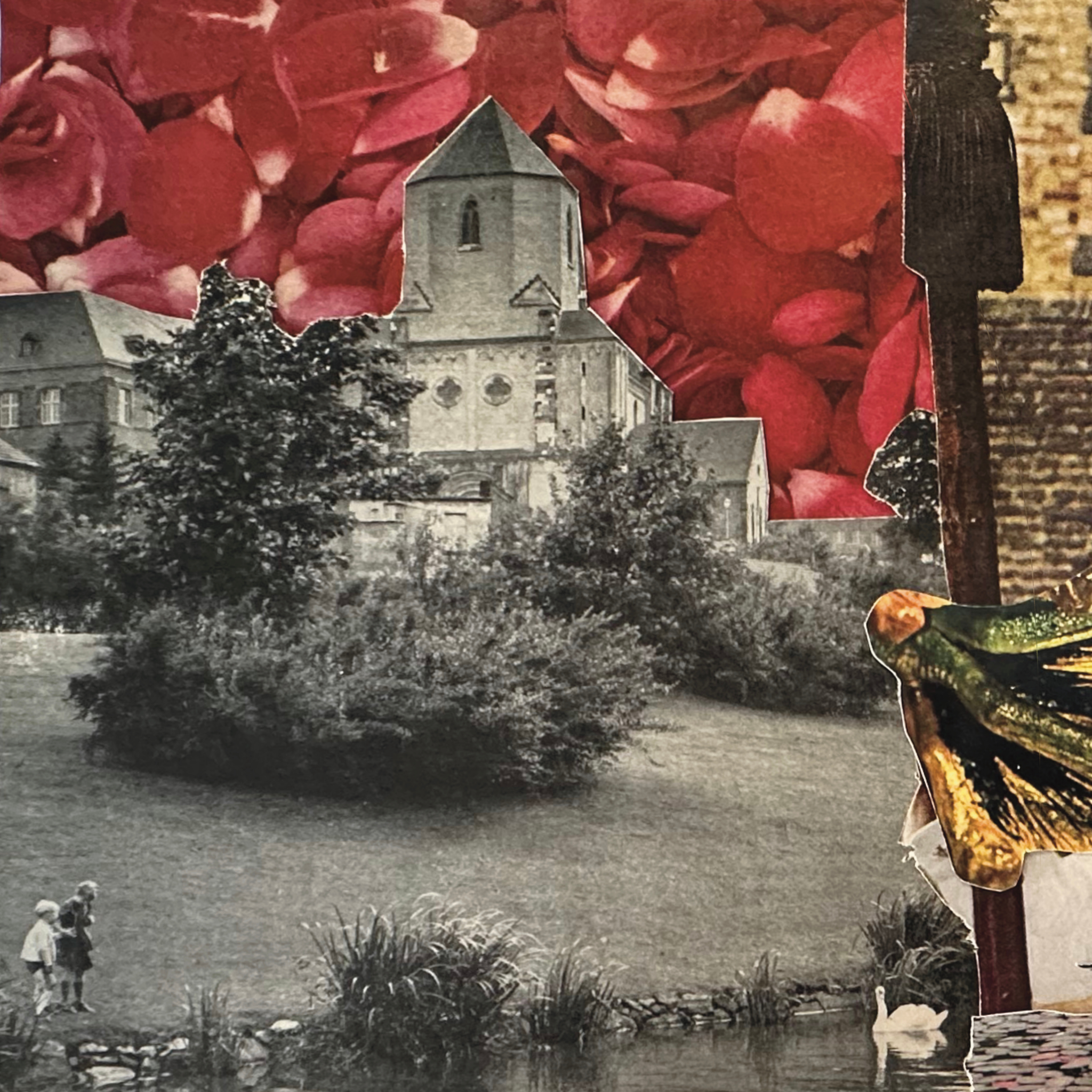 prince charming ; collage art print