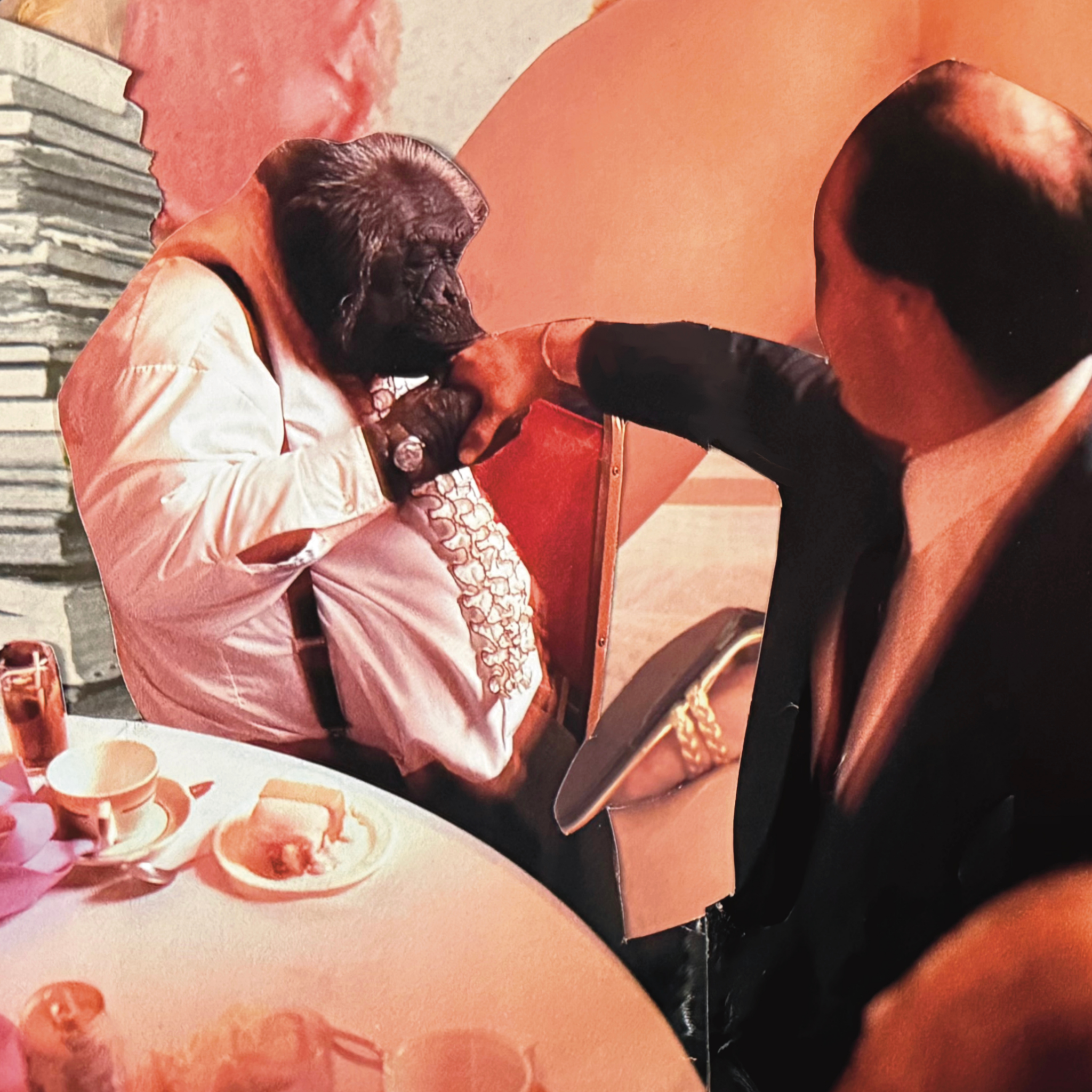 angel food ; collage art print