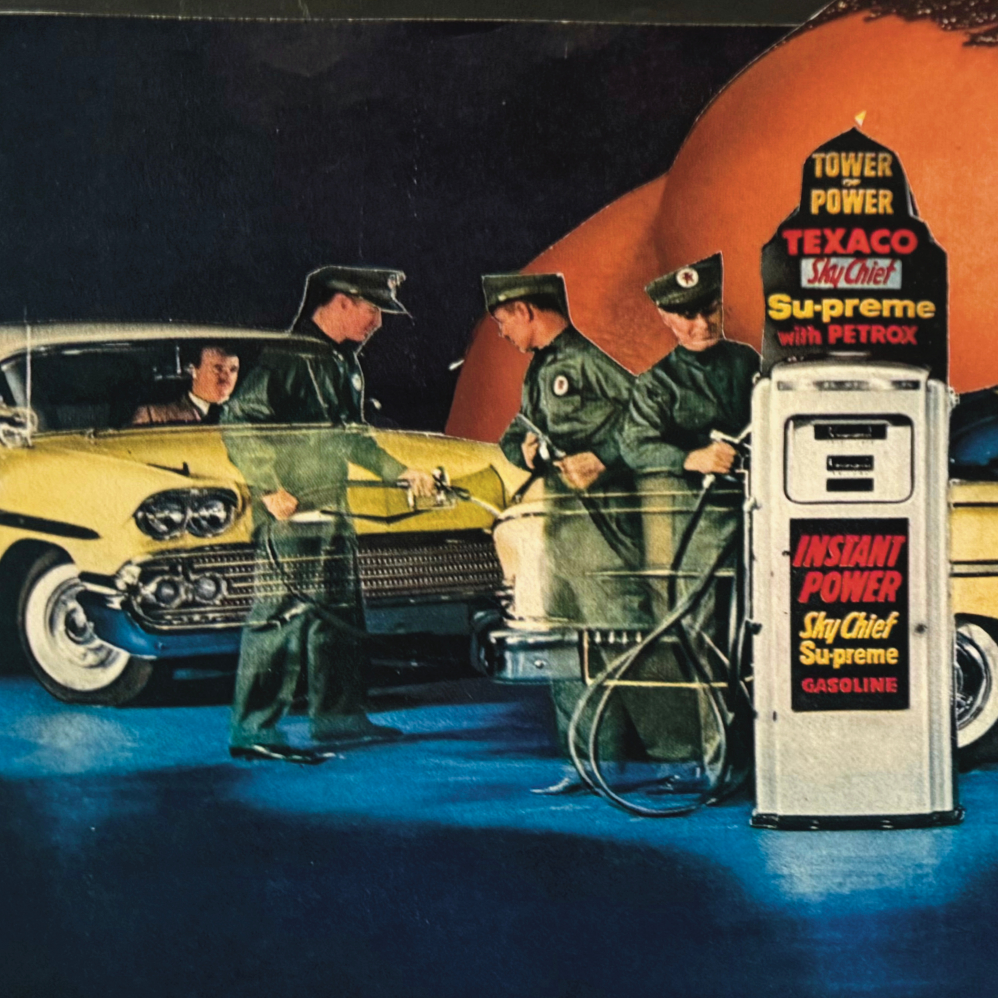 pit stop ; collage art print