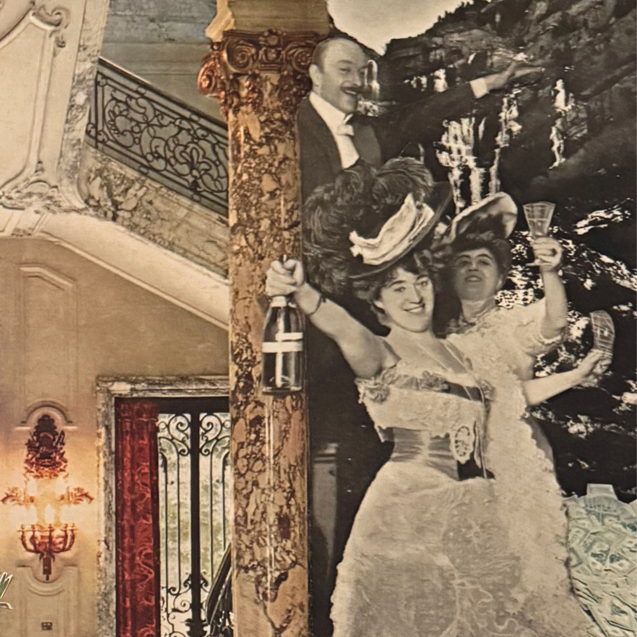 great again ; collage art print