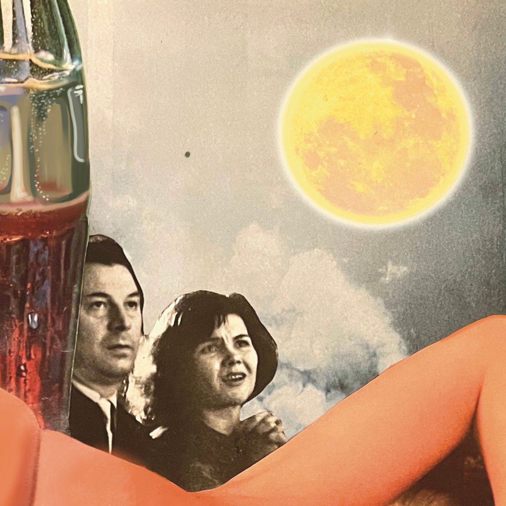 home run ; collage art print