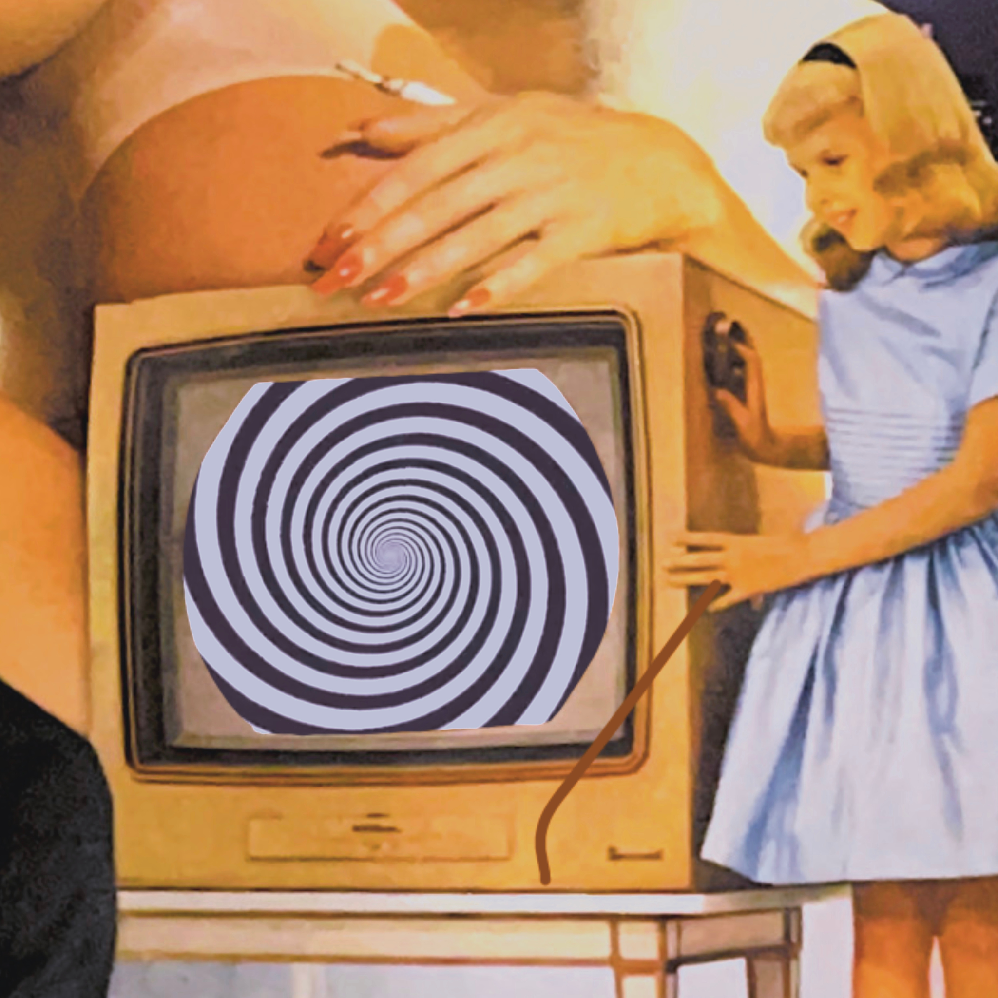 on air ; collage art print