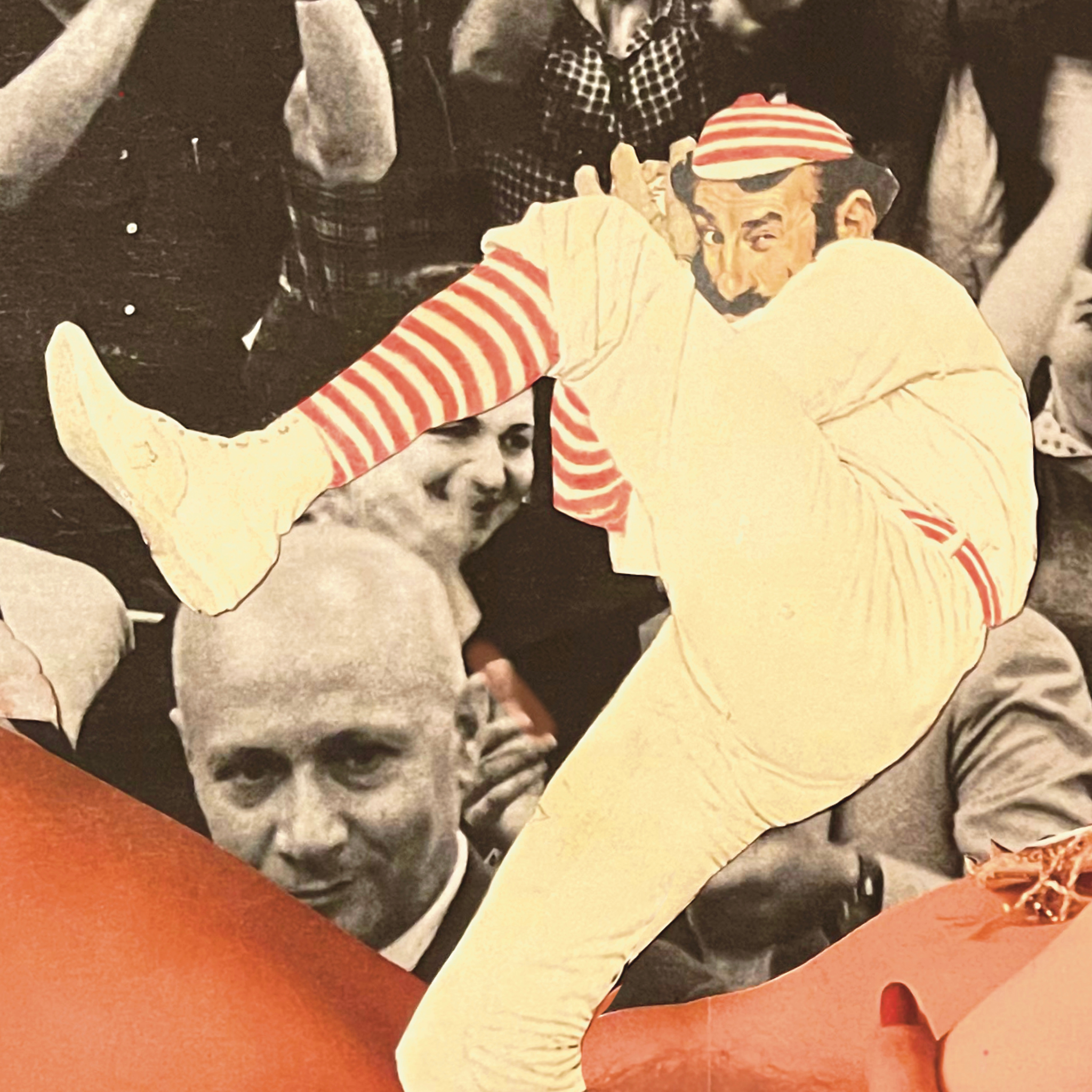 home run ; collage art print