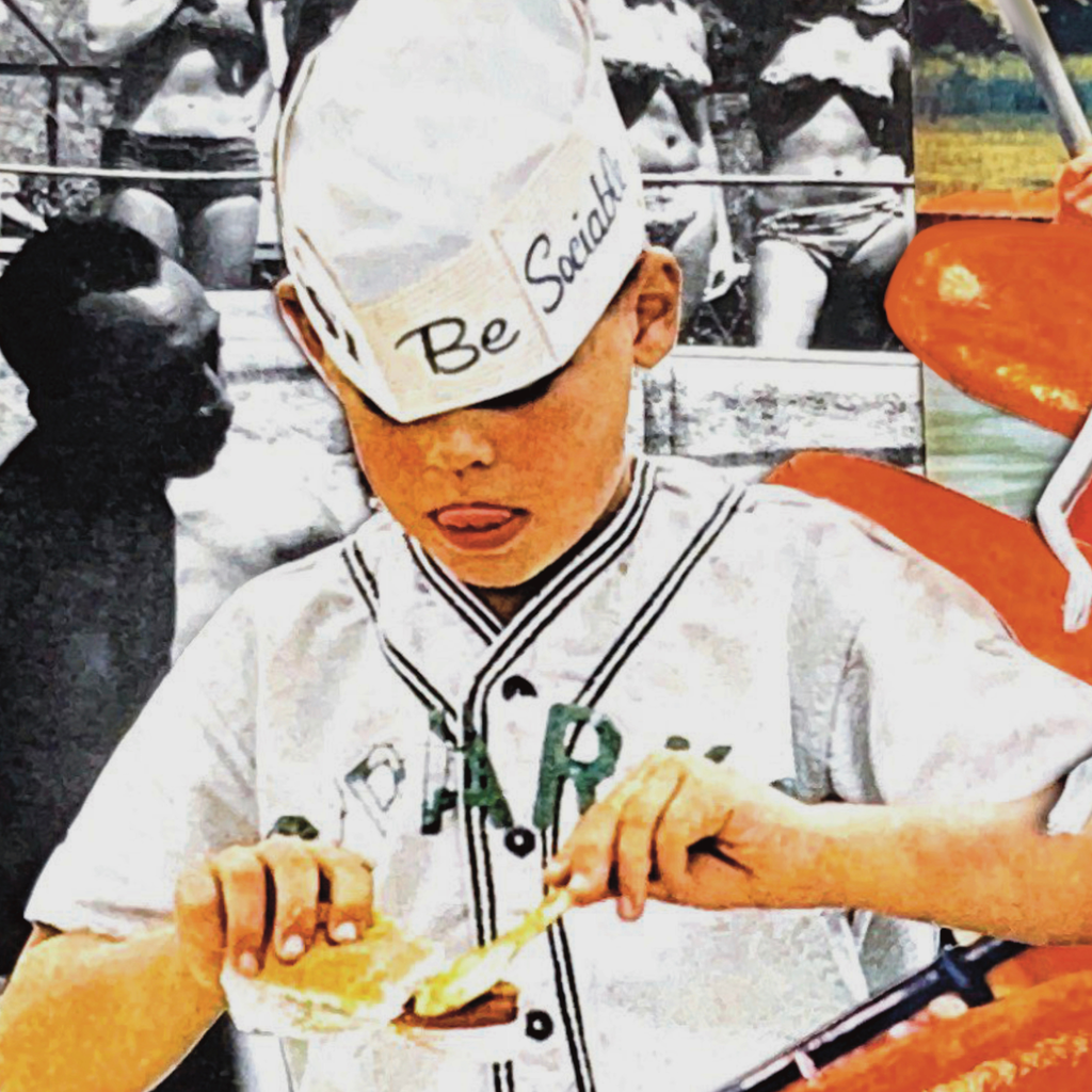 dog days ; collage art print