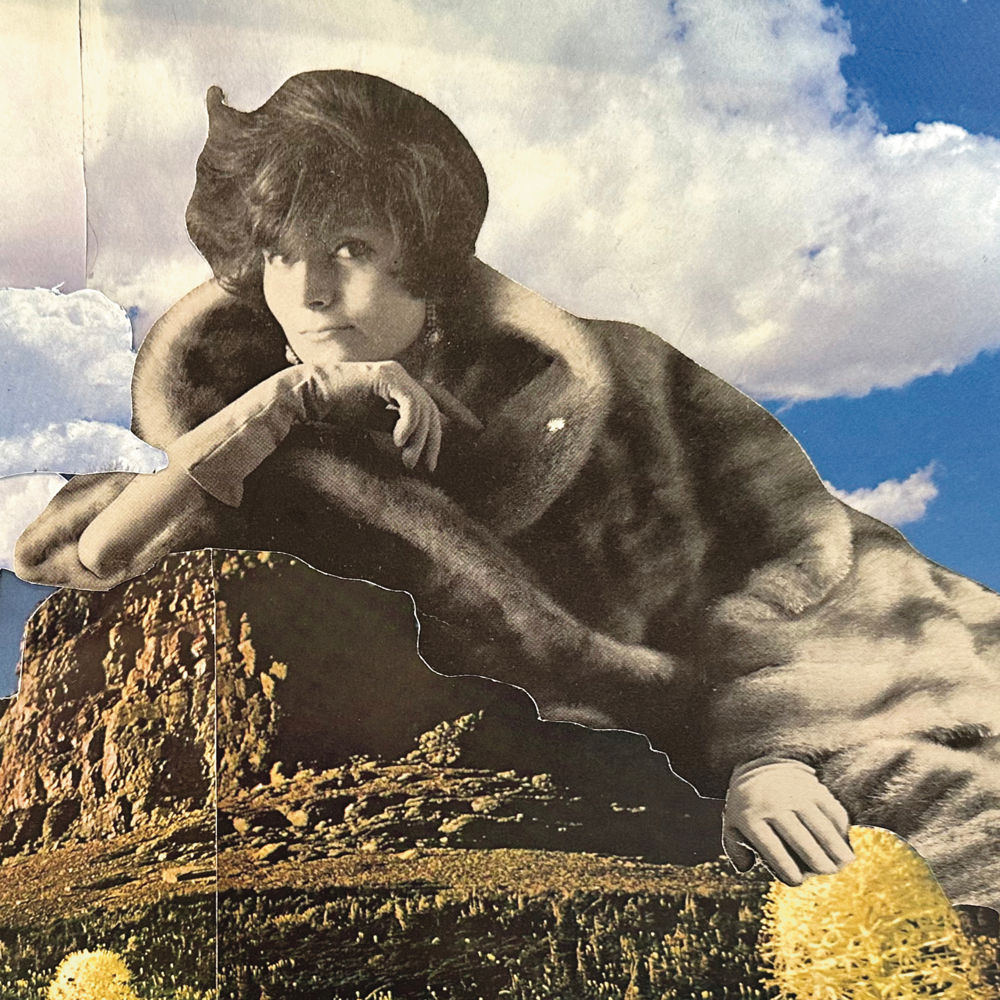 lounge act ; collage art print