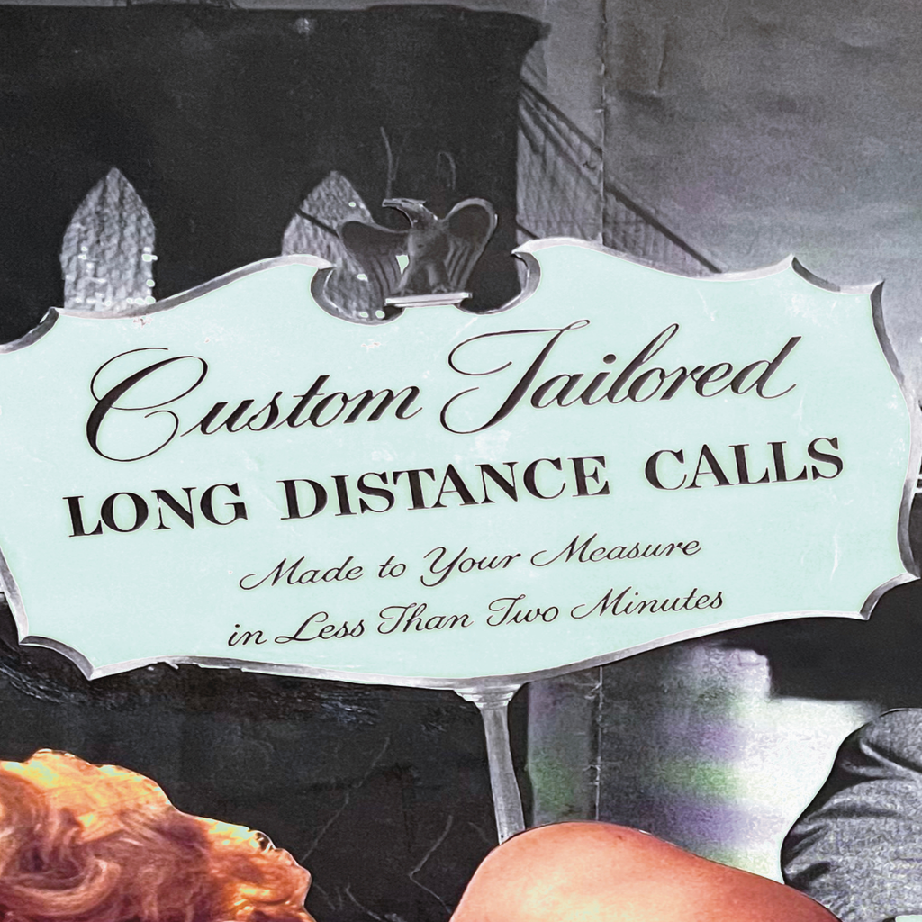 long distance ; collage art print