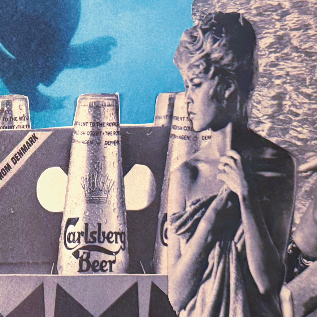 adult swim ; collage art print