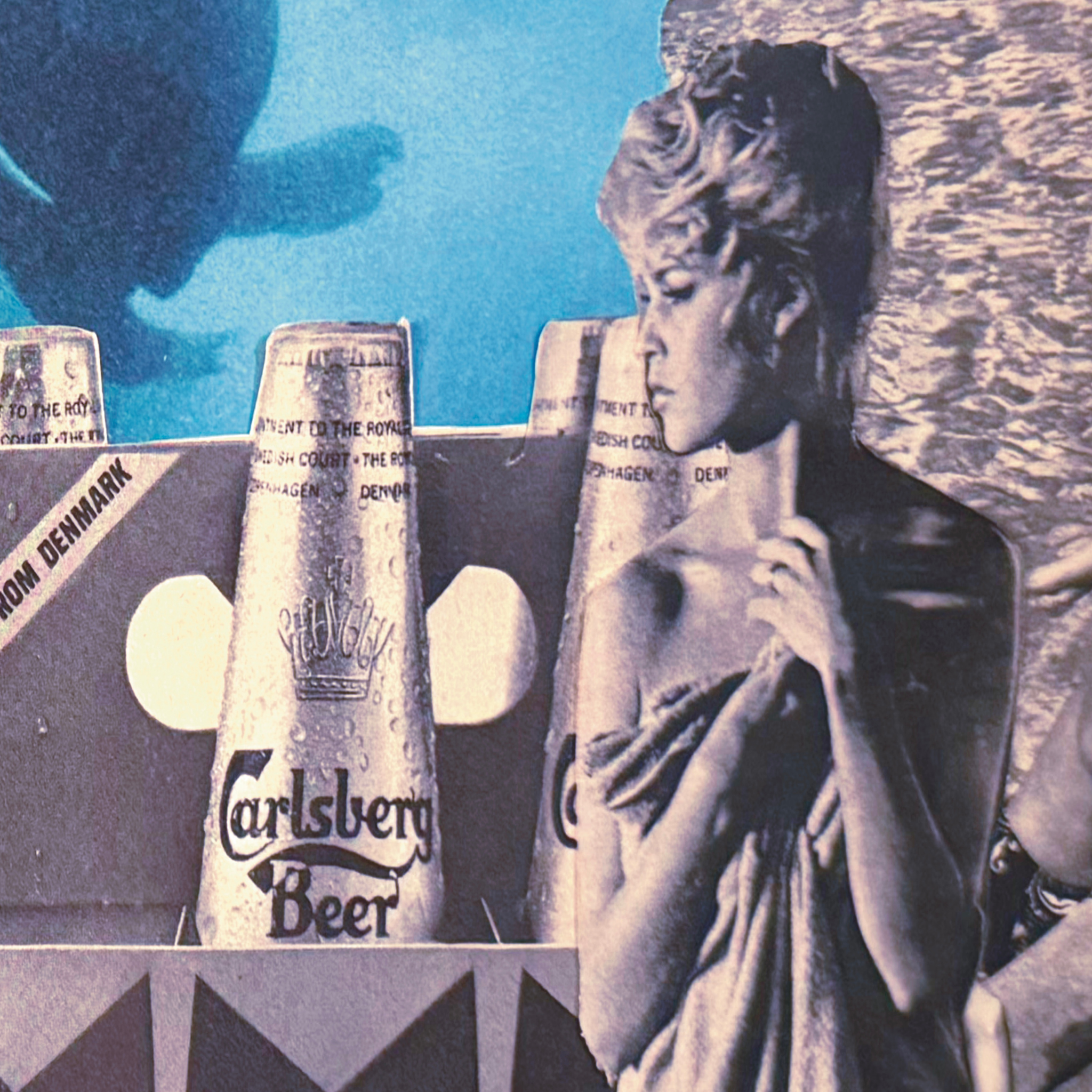 adult swim ; collage art print