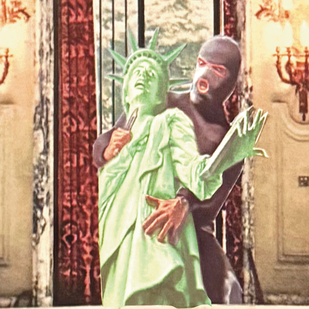 great again ; collage art print