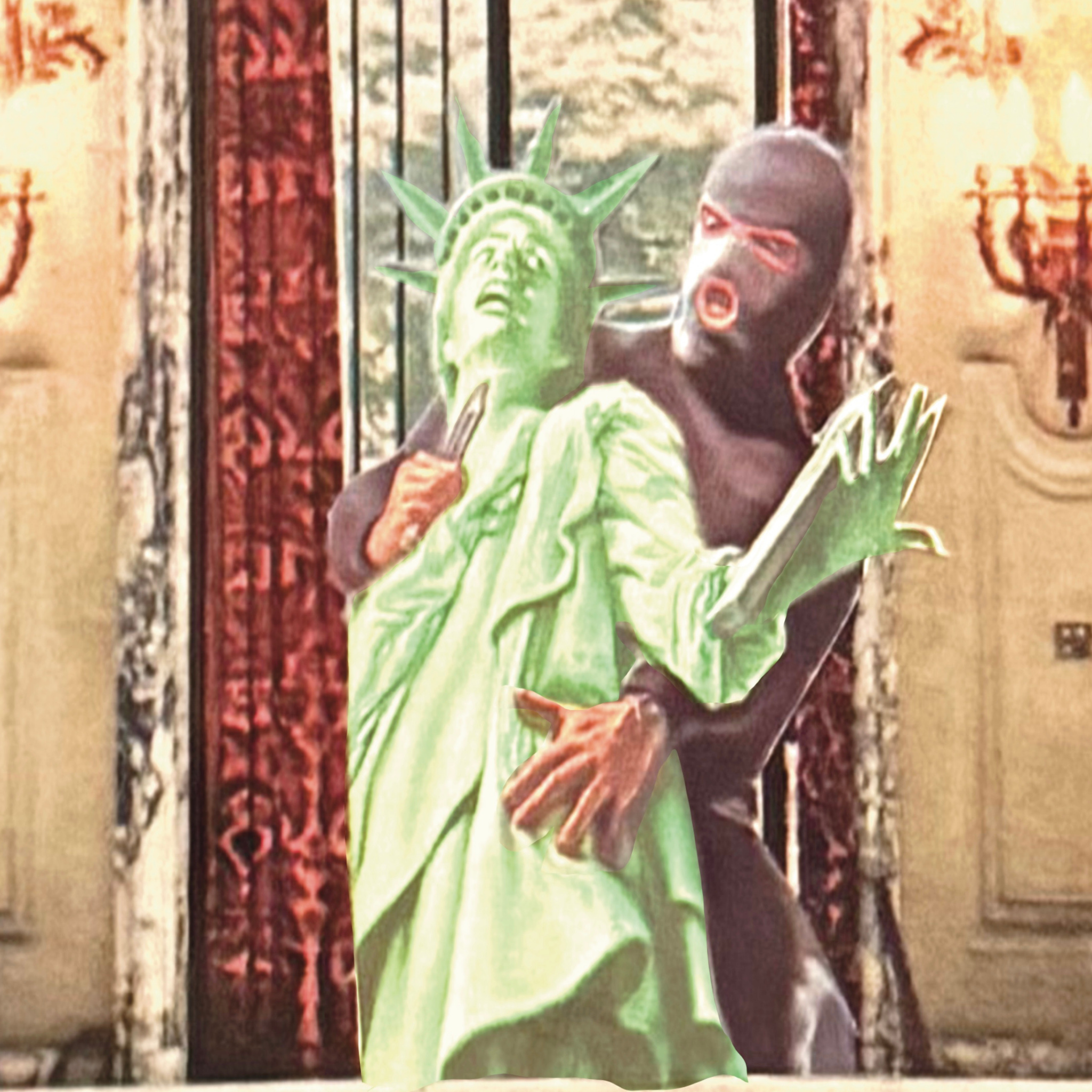 great again ; collage art print