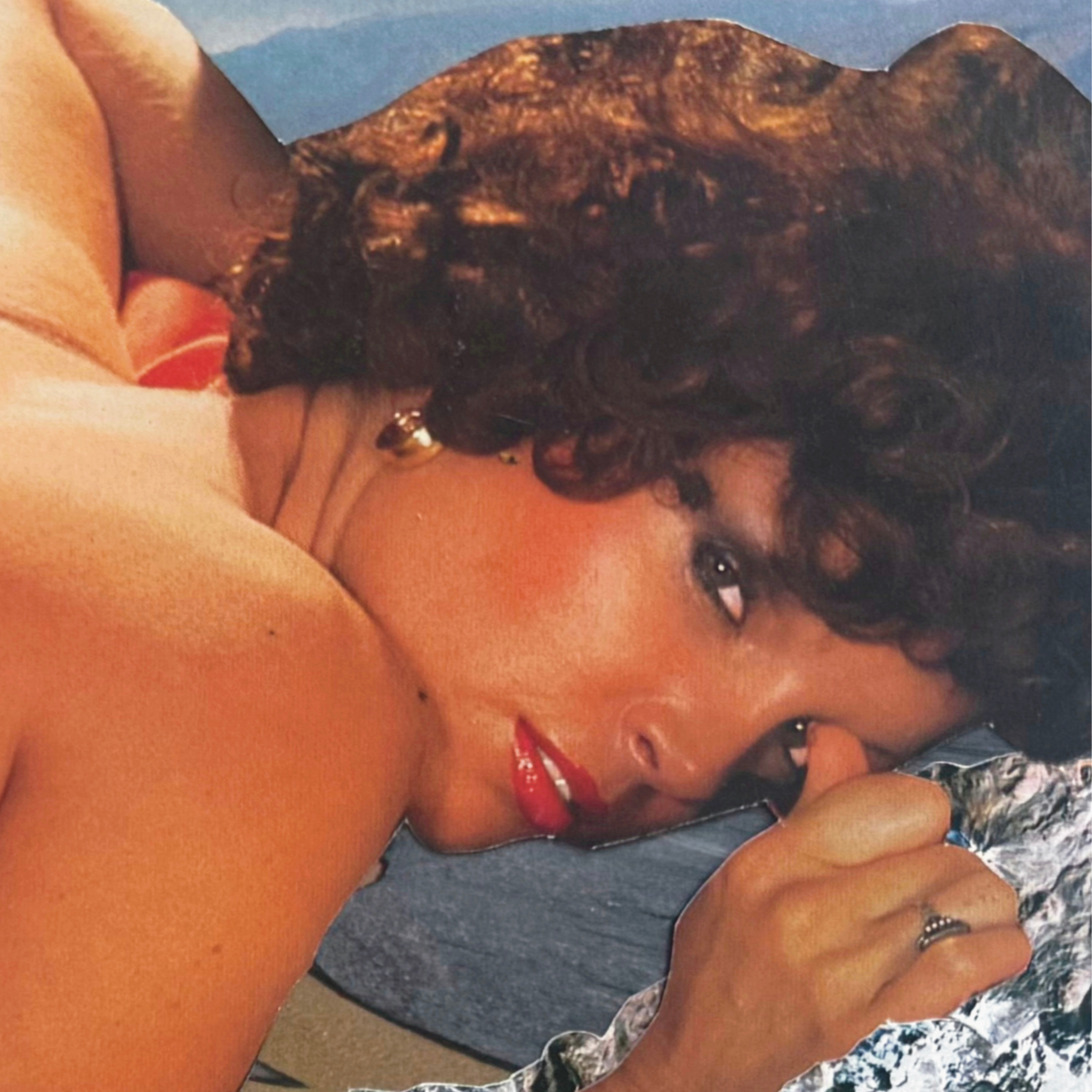 pit stop ; collage art print