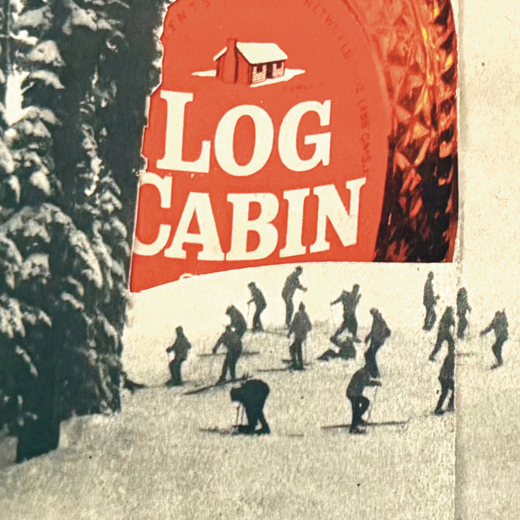 syrup slopes ; collage art print