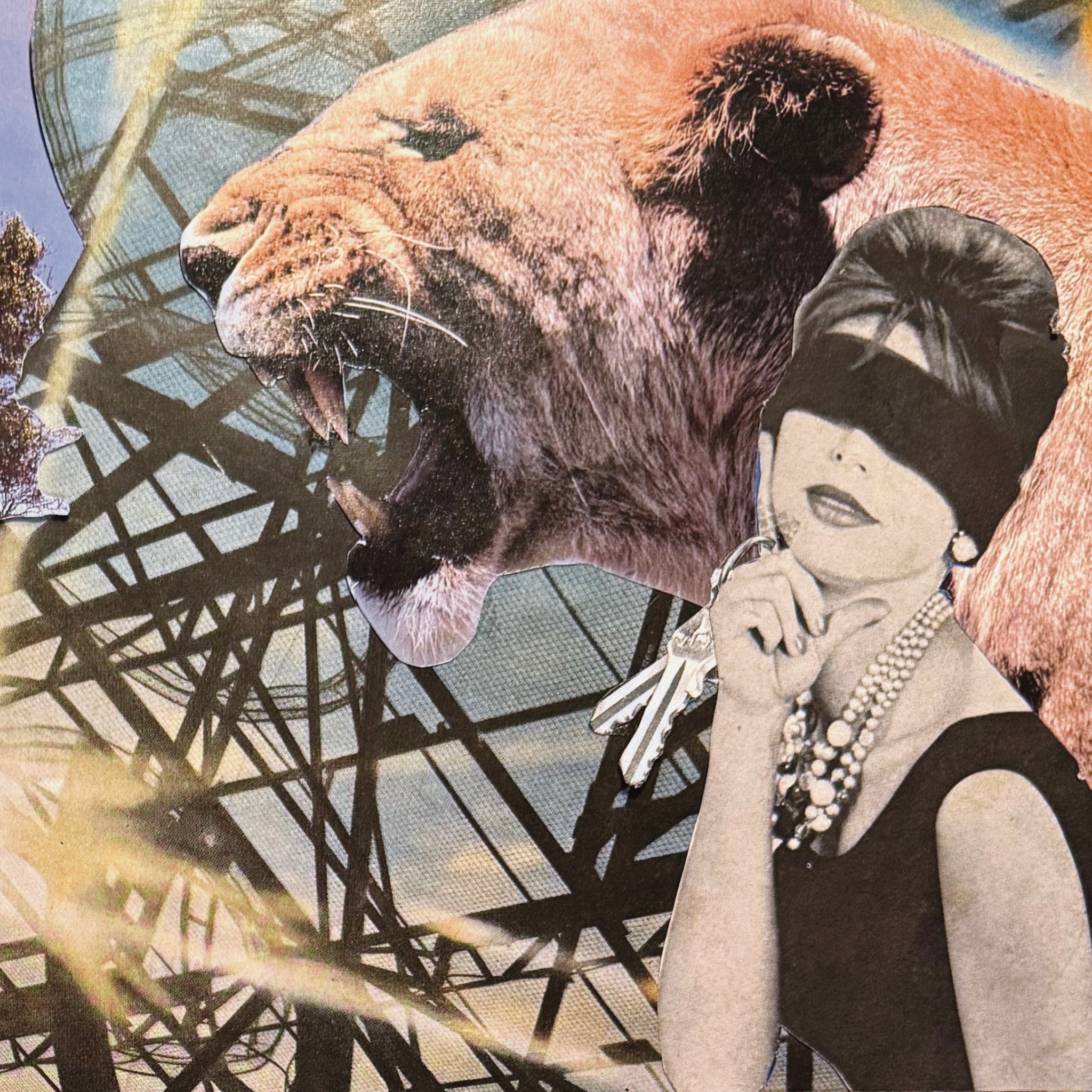 locksmith ; collage art print